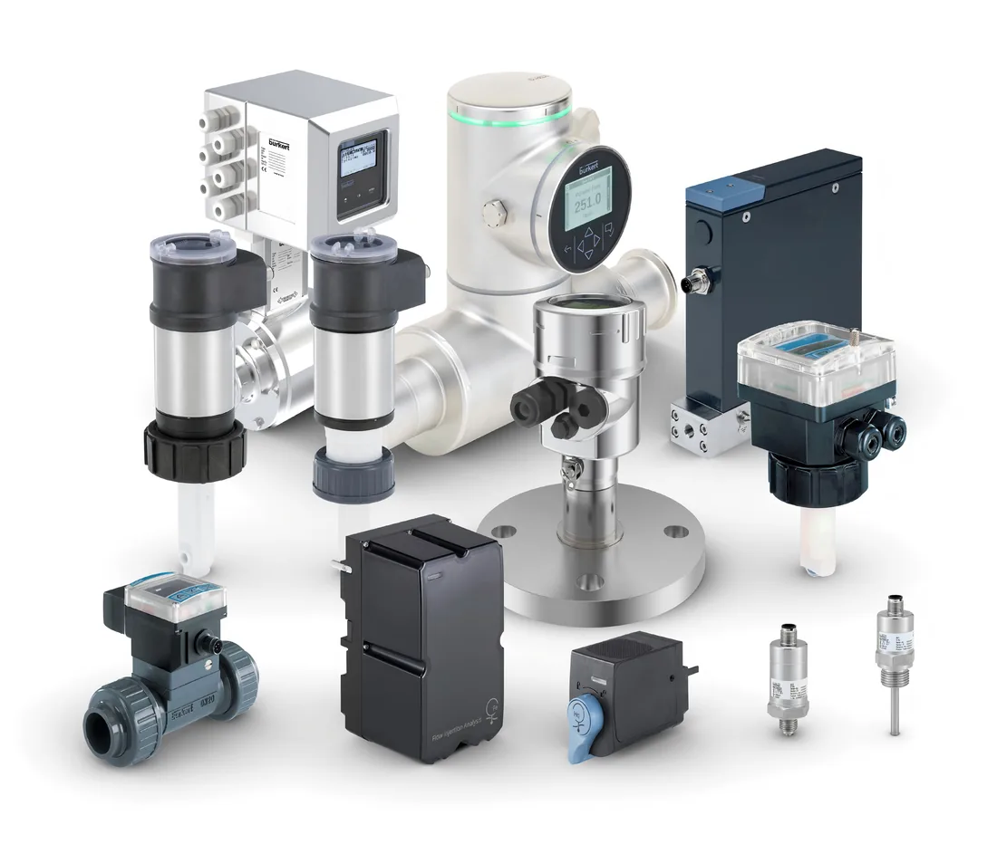 Bürkert 传感器、控制器和变送器